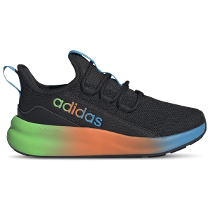 adidas Lite Racer Adapt 8.0 Elastic Lace - Boys' Grade School - Core Black/Screaming Green/Semi Solar Orange
