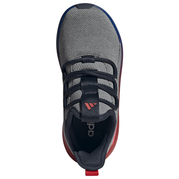 adidas Lite Racer Adapt 8.0 Elastic Lace - Boys' Grade School - Grey/Better Scarlet/Team Royal Blue - Image 4