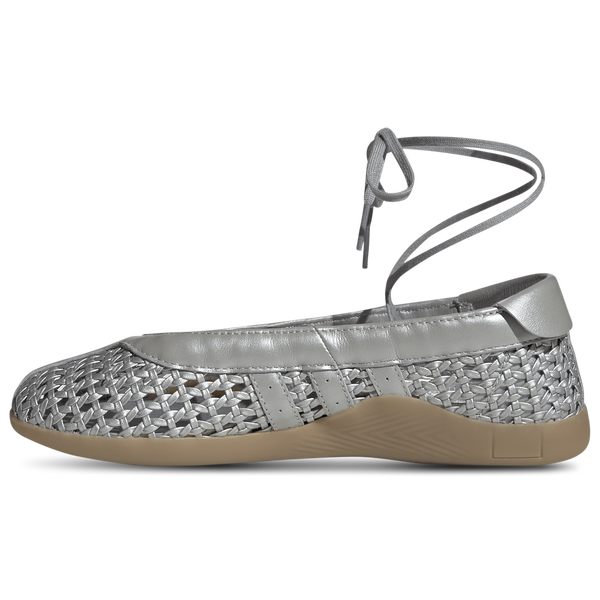 adidas Originals Taekwondo Mei Ballet - Women's - Silver Met/Silver Met/Gum - Image 2