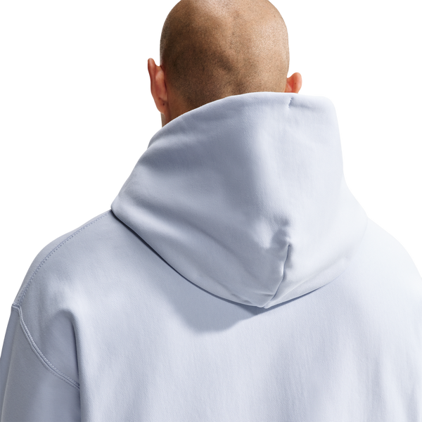 Nike Solo Swoosh BB PO Hoodie - Men's - Football Grey/White - Image 2