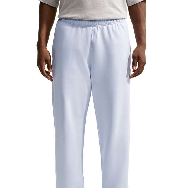 Nike Solo Swoosh BB Open Hem Pant - Men's - Football Grey/Football Grey/White