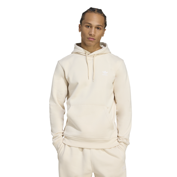 adidas Originals Trefoil Essentials Lifestyle Hoodie - Men's - White/Wonder White