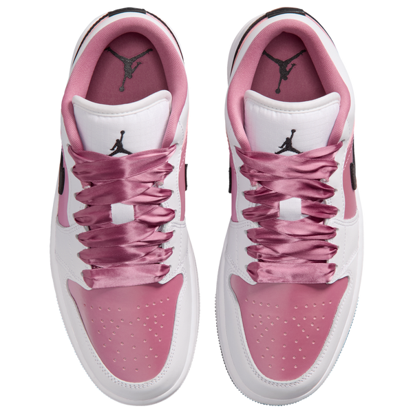 Jordan AJ 1 Low SE - Women's - Black/White/Desert Berry - Image 4