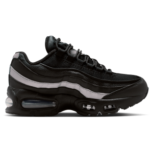 Nike Air Max 95 - Girls' Grade School - Black/Metallic Silver/White