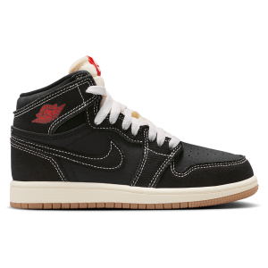 Jordan 1 Retro High OG FC - Boys' Preschool - Red/Sail/Black