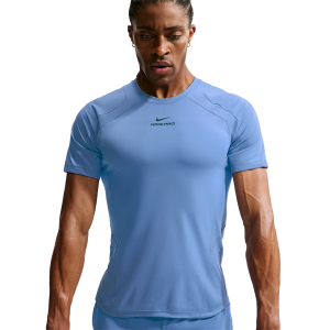 Nike Pro Training Dri-FIT Adv SS Top - Men's - Indigo Storm/Indigo Storm/Black