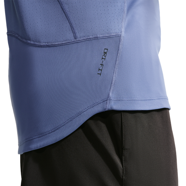 Nike Pro Training Dri-FIT Tank - Men's - Indigo Storm/Black - Image 3