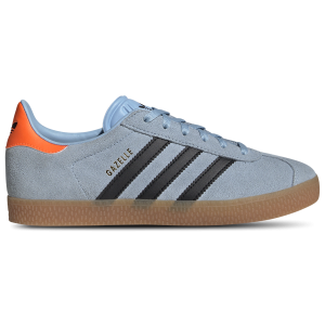 adidas Originals Gazelle - Girls' Grade School - Clear Sky/Black/Solar Orange
