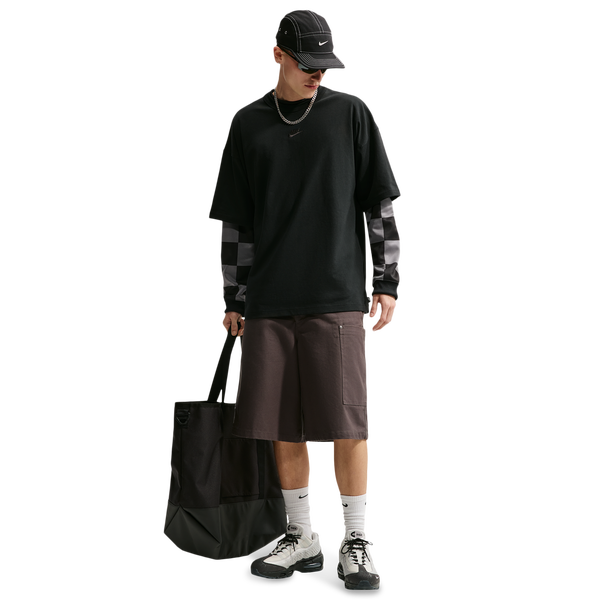 Nike NSW Premium Essentials Oversized Tee - Men's - Black - Image 4