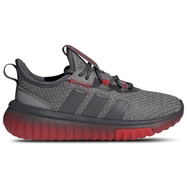adidas Kaptir 4.0 - Boys' Grade School - Grey Five/Grey Five/Better Scarlet