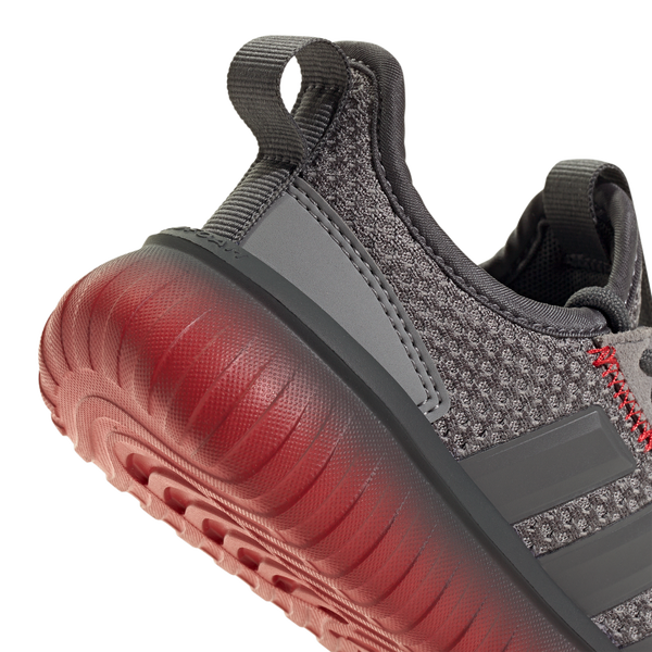 adidas Kaptir 4.0 - Boys' Grade School - Grey Five/Grey Five/Better Scarlet - Image 7