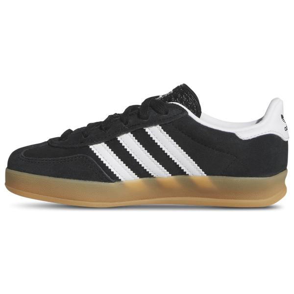 adidas Originals Gazelle Indoor - Boys' Preschool - Core Black/Gum/Ftwr White - Image 2
