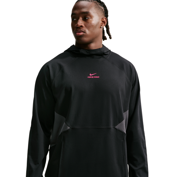 Nike Pro Training Dri-FIT Midlayer Top - Men's - Hyper Pink/Black