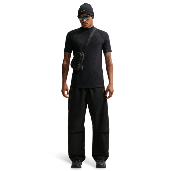 Nike Dri-FIT Adv Tech Pro Magna SS Top - Men's - Black/Black - Image 4