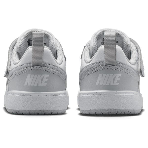 Nike Court Borough Low 2 - Boys' Toddler - Gray/White - Image 3