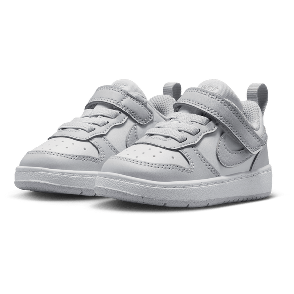 Nike Court Borough Low 2 - Boys' Toddler - Gray/White - Image 6
