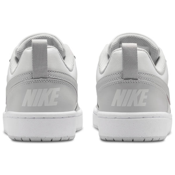Nike Court Borough Low - Boys' Grade School - White/Gray - Image 3