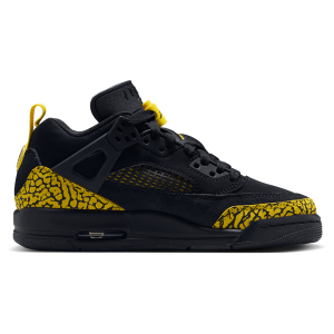 Jordan Spizike Low - Boys' Grade School - Black/Black/Speed Yellow