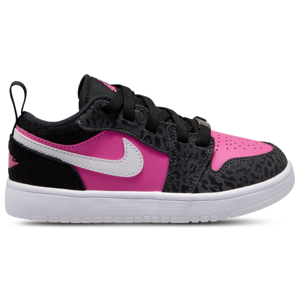 Jordan AJ 1 Low Alt SE Fem - Girls' Preschool - Pink/Black/White