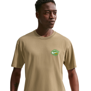 Nike NSW Orange T-Shirt - Men's - Beige/Multi