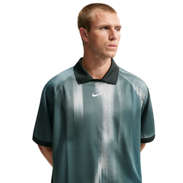 Nike Dri-Fit Jacquard Jersey Top - Men's - Green/Silver