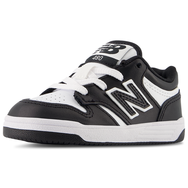 New Balance 480 - Boys' Toddler - Black/White - Image 6