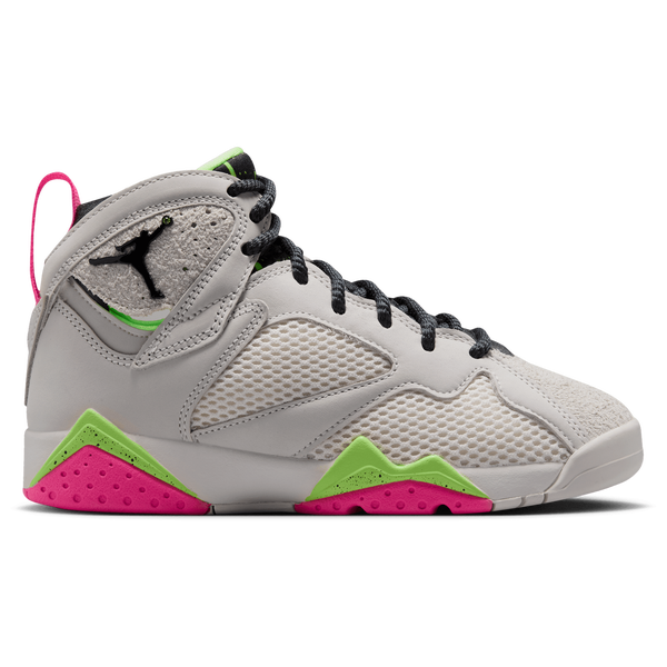 Jordan Retro 7 - Boys' Grade School - Phantom/Lime Blast/Pink
