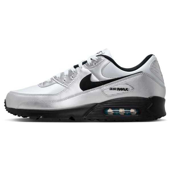 Nike Air Max 90 Premiumm Treble 2 - Men's - Chrome/Gamma Blue/Black - Image 2