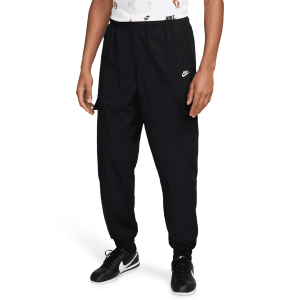 Nike Club Woven Cargo Pants - Men's - Black/White