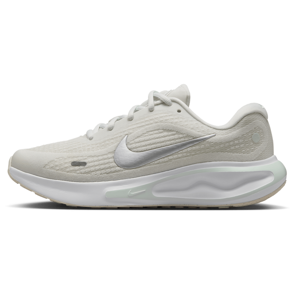 Nike Journey Run - Women's - Summit White/Mtlc Silver/Barely Green - Image 2