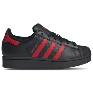 adidas Originals Superstar II - Boys' Grade School - Black/Better Scarlet/Black