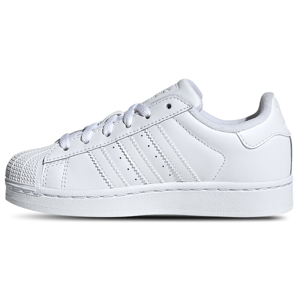 adidas Originals Superstar - Boys' Preschool - White/White - Image 2