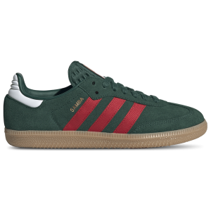 adidas Samba - Boys' Grade School - Team Dark Green/Gum/Better Scarlet