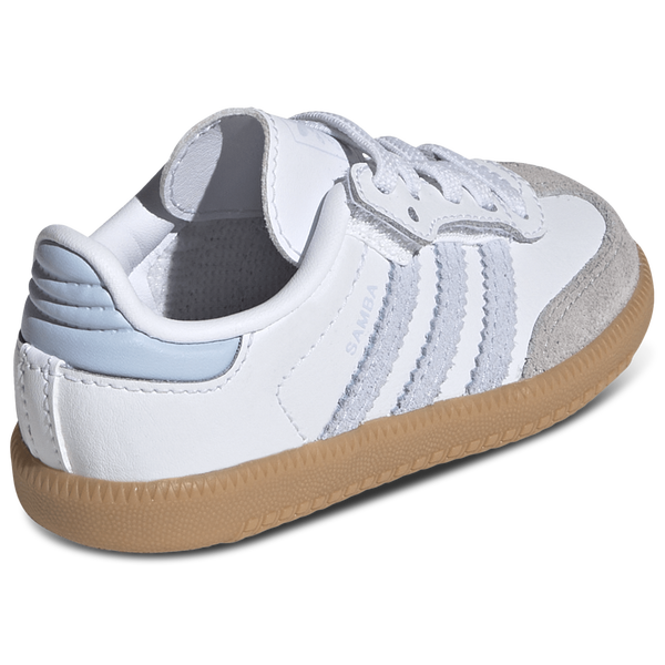 adidas Originals Samba - Boys' Toddler - White/Blue - Image 3