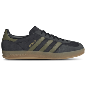 adidas Originals Gazelle Indoor - Men's - Black/Focus Olive