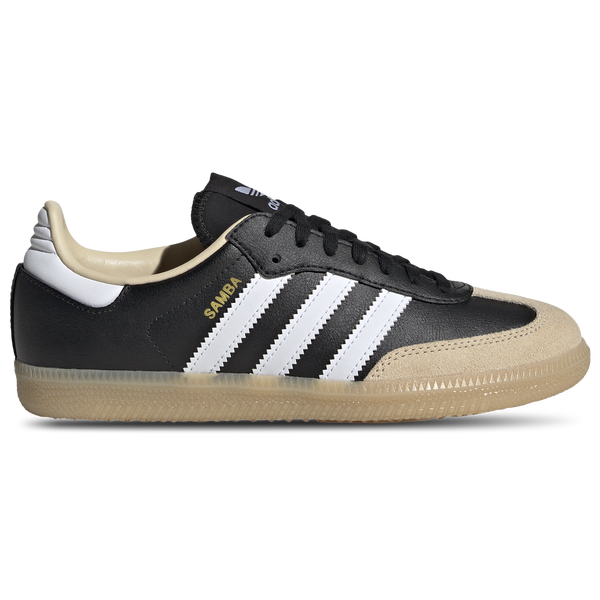 adidas Originals Samba - Boys' Grade School - White/Black/Beige