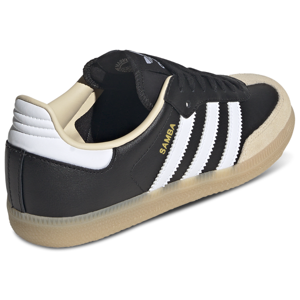 adidas Originals Samba - Boys' Grade School - White/Black/Beige - Image 3