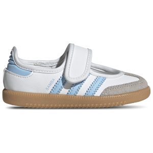 adidas Originals Samba Jane - Girls' Toddler - Ftwr White/Clear Sky