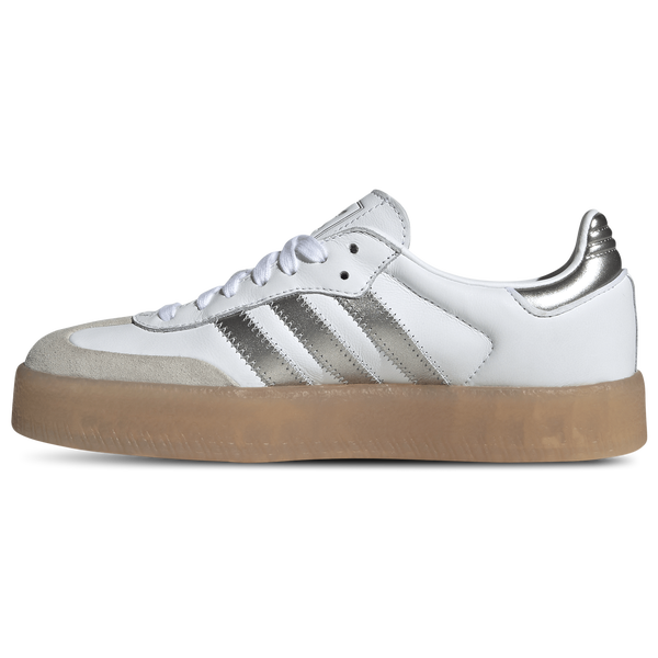 adidas Originals Sambae - Women's - White/Silver Metallic - Image 2