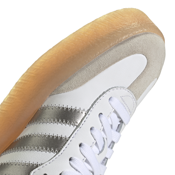 adidas Originals Sambae - Women's - White/Silver Metallic - Image 8