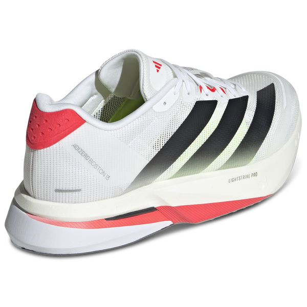 adidas Boston 13 - Men's - White/Black/Lucid Red - Image 3