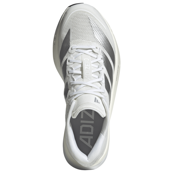 adidas adiZero Boston 13 - Women's - White/Matte Silver - Image 4
