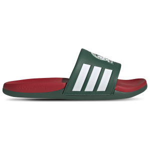 adidas Mexico adilette Comfort World Cup '26 - Men's - Green/White