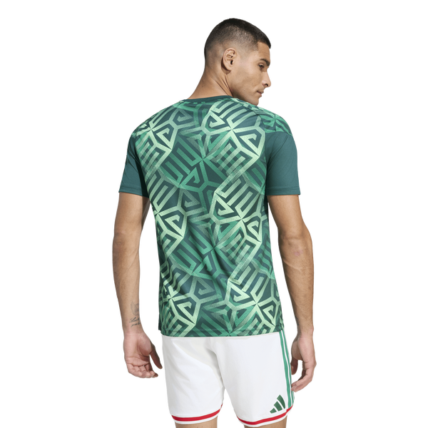 adidas Mexico 26 Home Pre Match Jersey - Men's - Green - Image 2