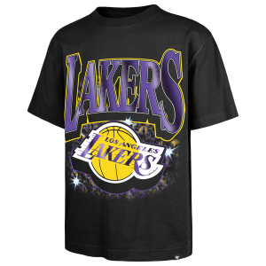 47 Brand Lakers Flashbulb Foundation T-Shirt - Men's - Black