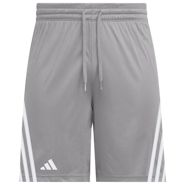 adidas 3 Stripe 7 Inch Shorts - Men's - Gray