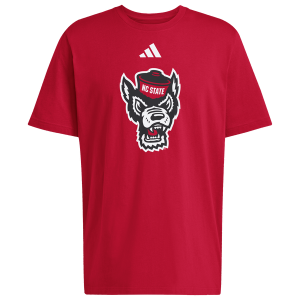 adidas College Logo Short Sleeve T-Shirt - Men's - Red