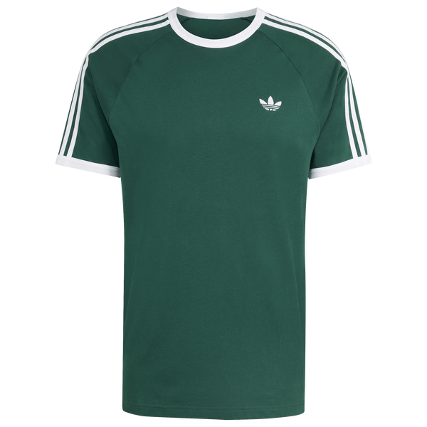 adidas 3-Stripes T-Shirt - Men's - Collegiate Green - Image 6