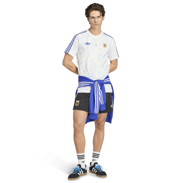 adidas Argentina 3S OG T-Shirt - Men's - White - Image 5