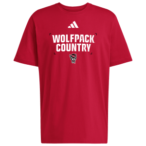 adidas College Slogan Short Sleeve T-Shirt - Men's - Red